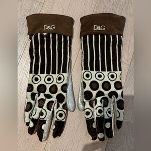 D&G Dolce & Gabbana Gloves Sz M